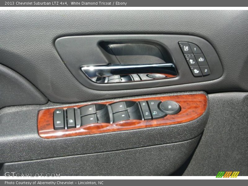 White Diamond Tricoat / Ebony 2013 Chevrolet Suburban LTZ 4x4