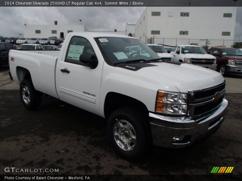 Summit White / Ebony 2014 Chevrolet Silverado 2500HD LT Regular Cab 4x4