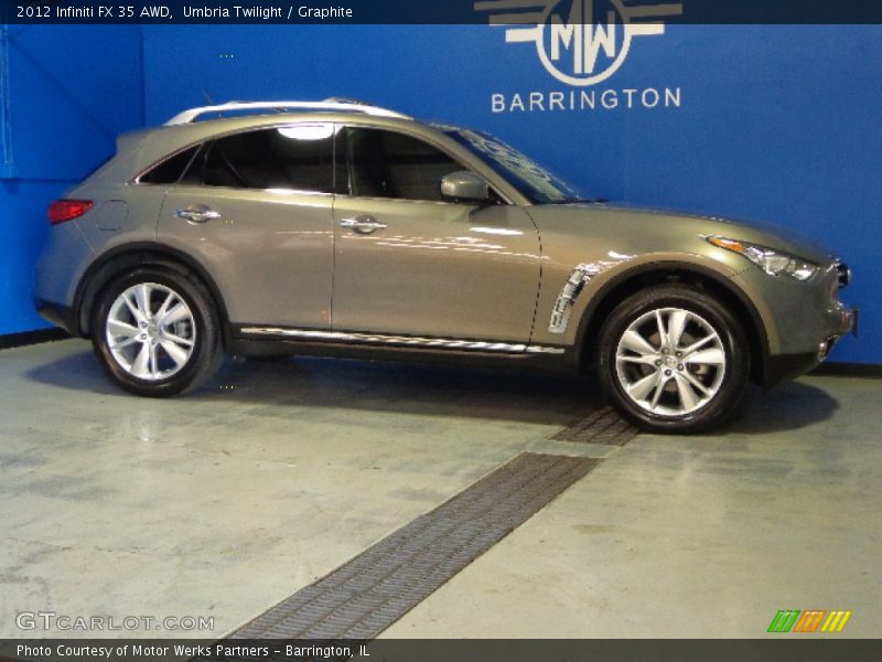 Umbria Twilight / Graphite 2012 Infiniti FX 35 AWD