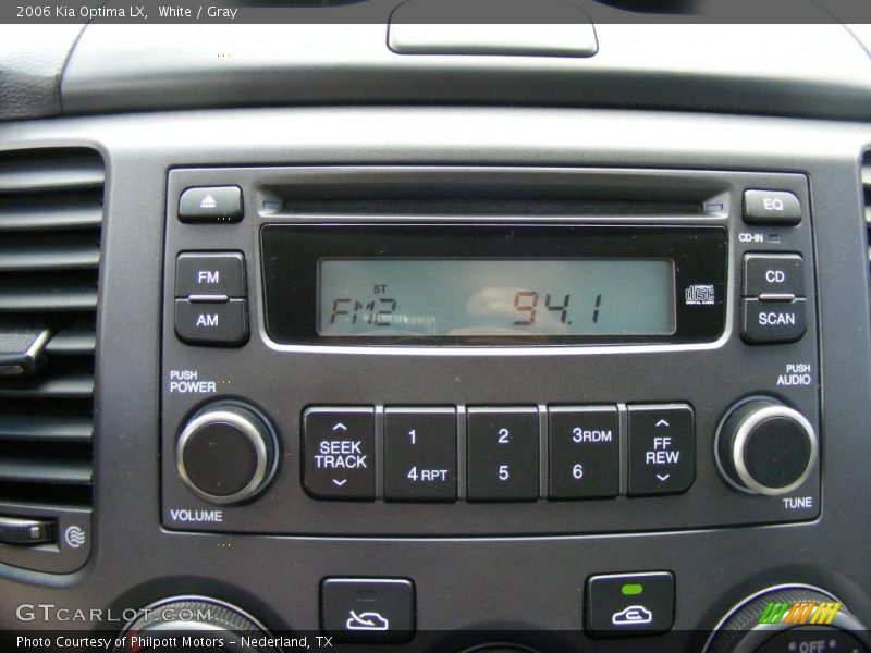 White / Gray 2006 Kia Optima LX