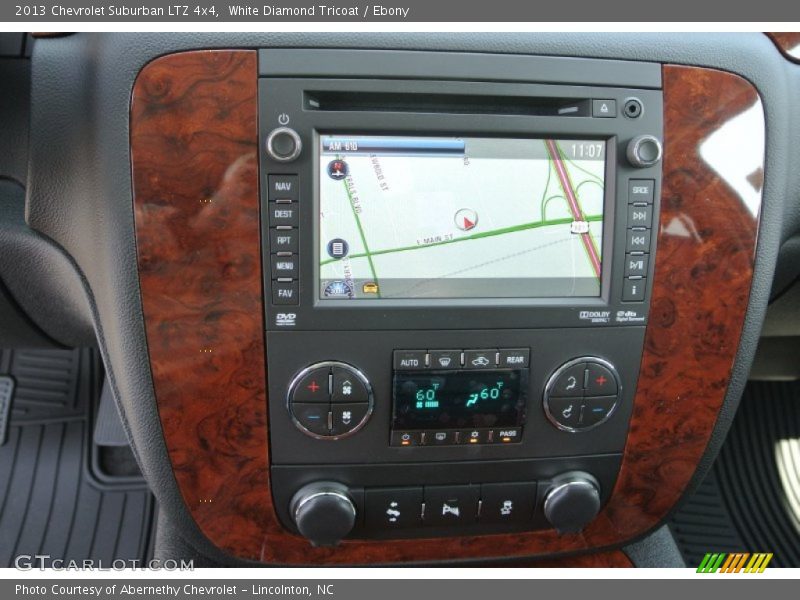 White Diamond Tricoat / Ebony 2013 Chevrolet Suburban LTZ 4x4