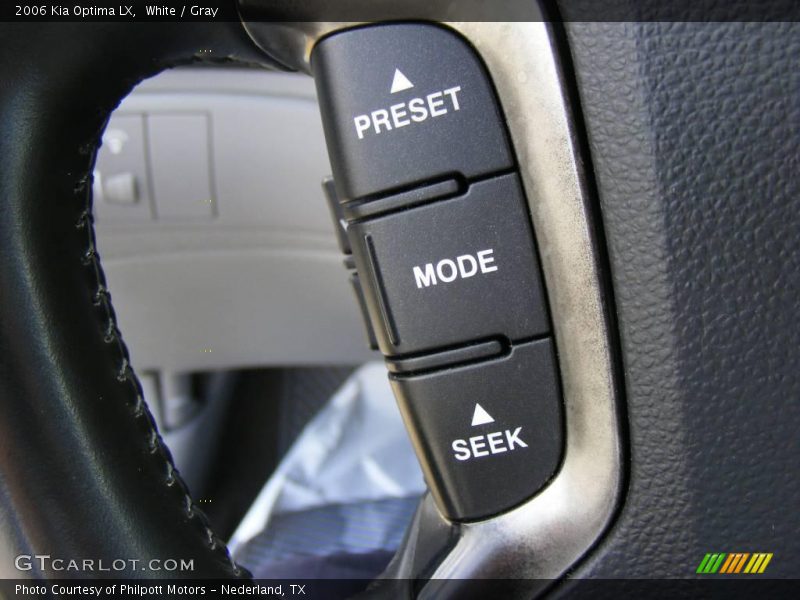 White / Gray 2006 Kia Optima LX