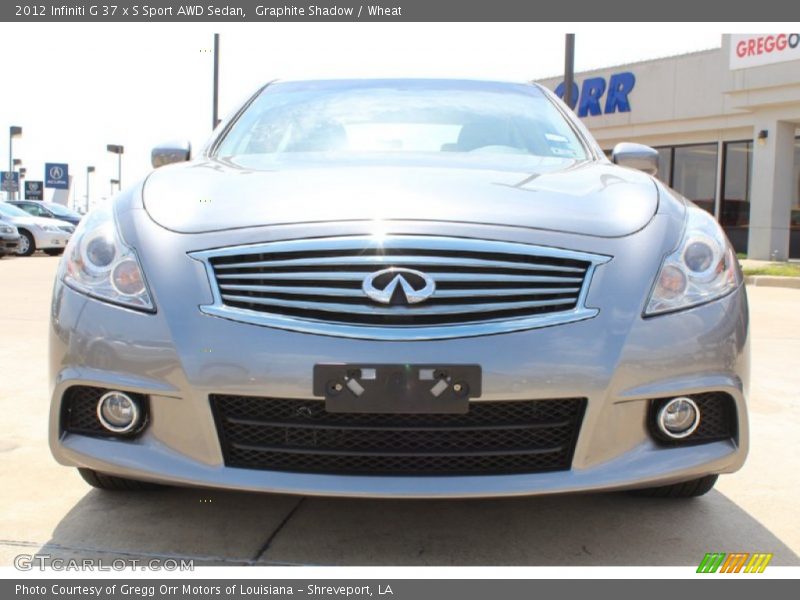 Graphite Shadow / Wheat 2012 Infiniti G 37 x S Sport AWD Sedan
