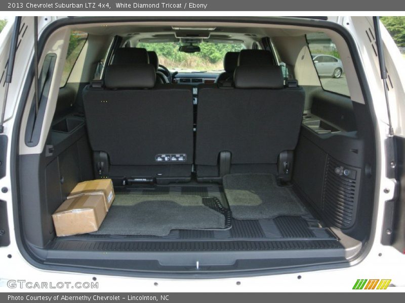 White Diamond Tricoat / Ebony 2013 Chevrolet Suburban LTZ 4x4