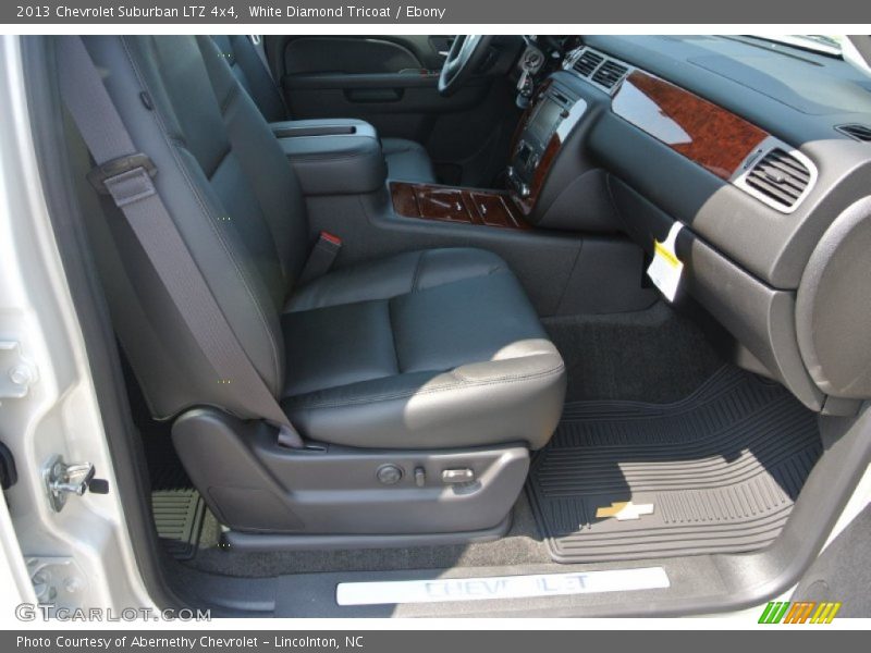 White Diamond Tricoat / Ebony 2013 Chevrolet Suburban LTZ 4x4