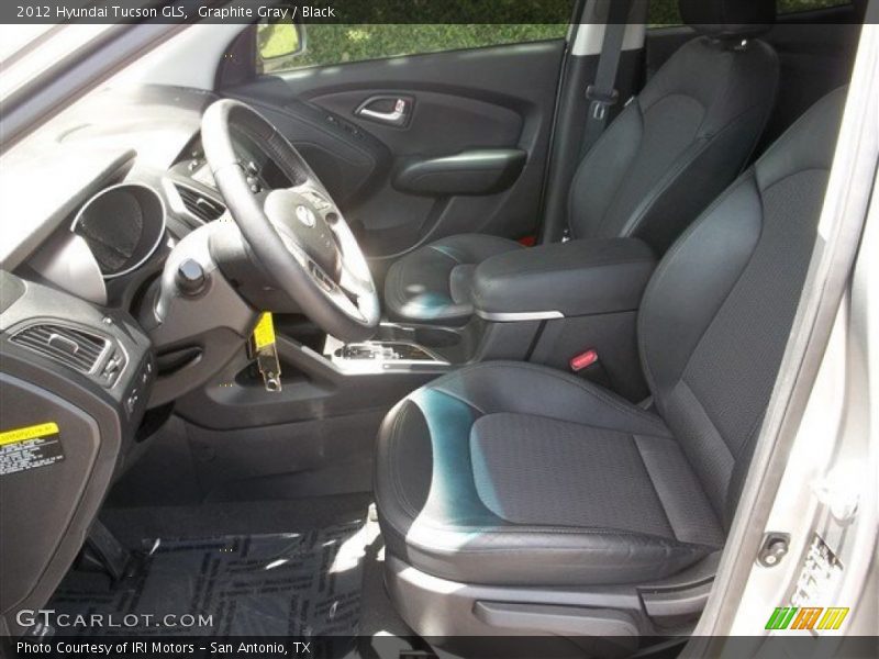 Graphite Gray / Black 2012 Hyundai Tucson GLS