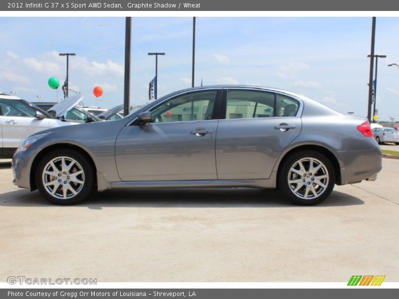 Graphite Shadow / Wheat 2012 Infiniti G 37 x S Sport AWD Sedan