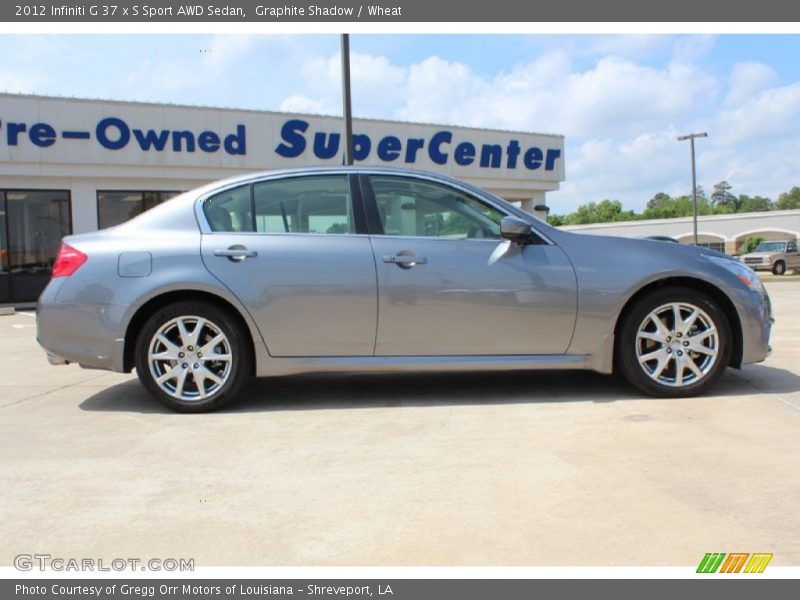 Graphite Shadow / Wheat 2012 Infiniti G 37 x S Sport AWD Sedan