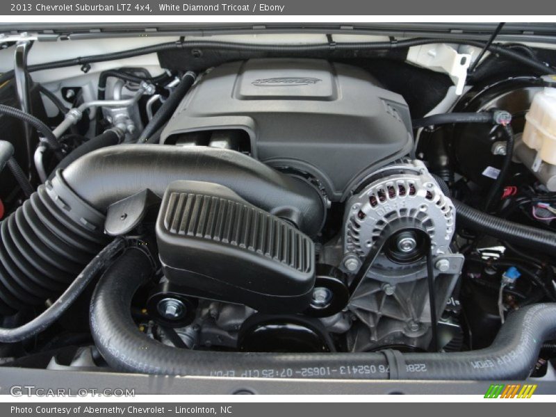 White Diamond Tricoat / Ebony 2013 Chevrolet Suburban LTZ 4x4