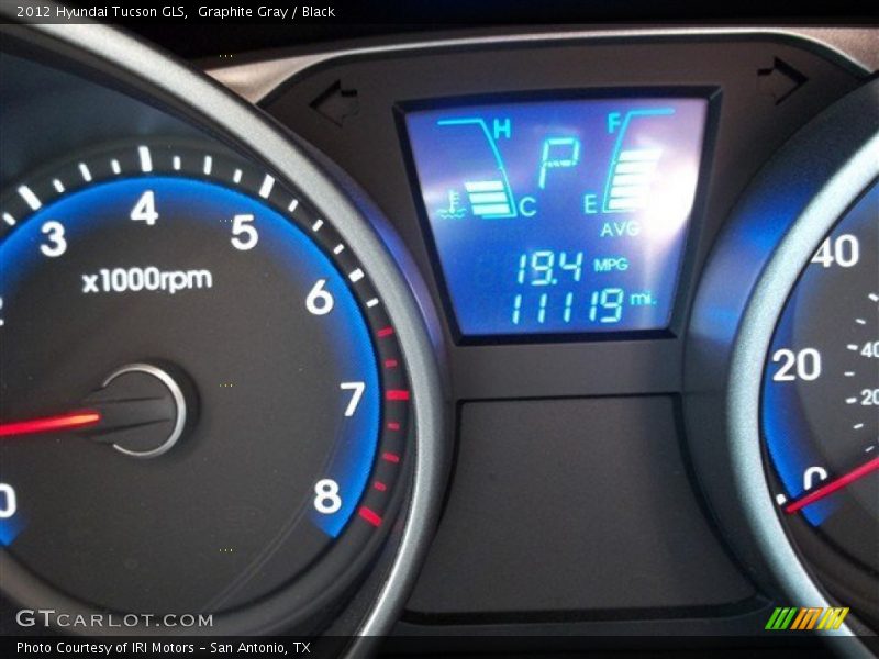 Graphite Gray / Black 2012 Hyundai Tucson GLS