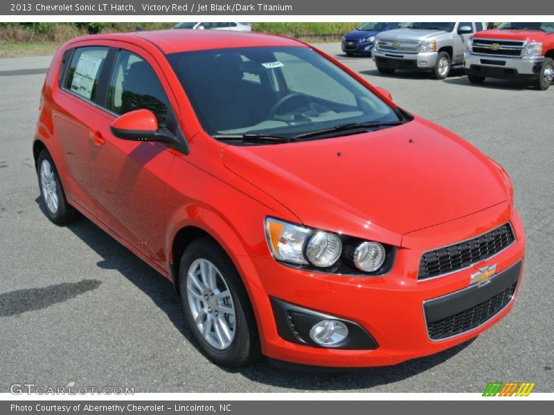 Front 3/4 View of 2013 Sonic LT Hatch