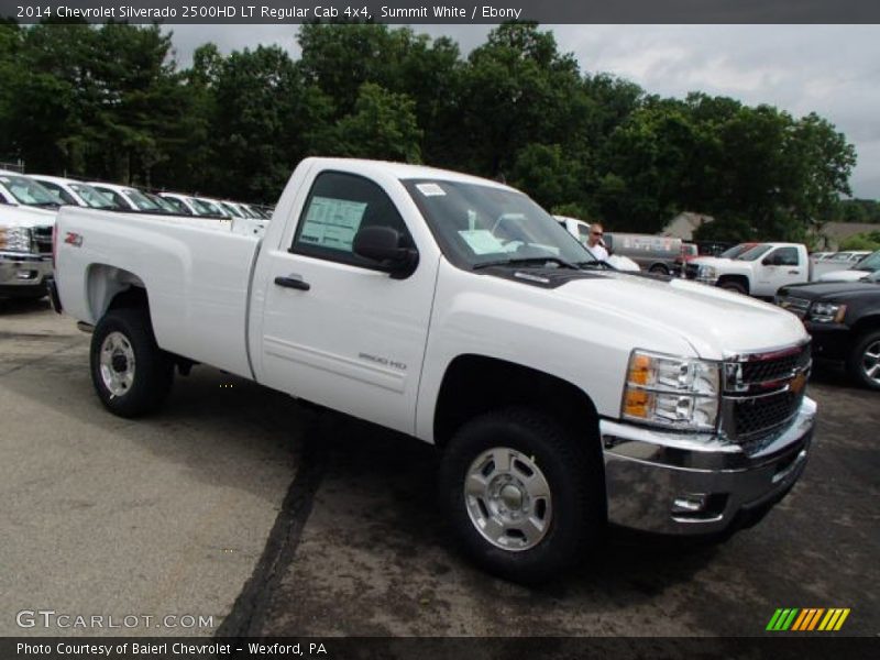 Summit White / Ebony 2014 Chevrolet Silverado 2500HD LT Regular Cab 4x4