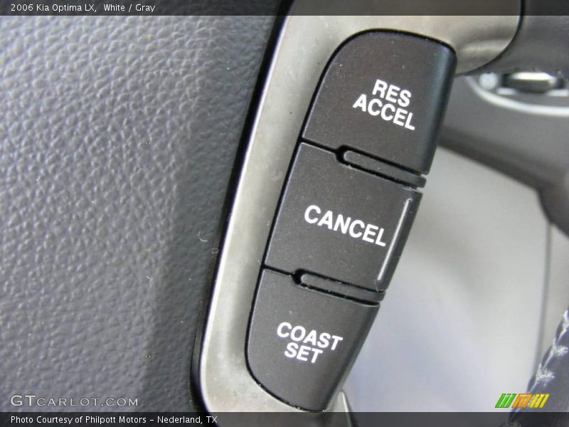 White / Gray 2006 Kia Optima LX