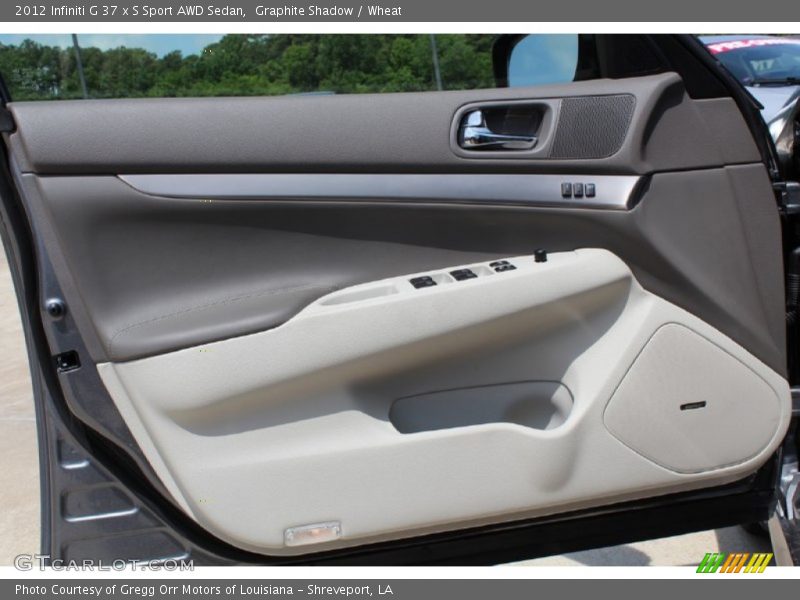 Graphite Shadow / Wheat 2012 Infiniti G 37 x S Sport AWD Sedan
