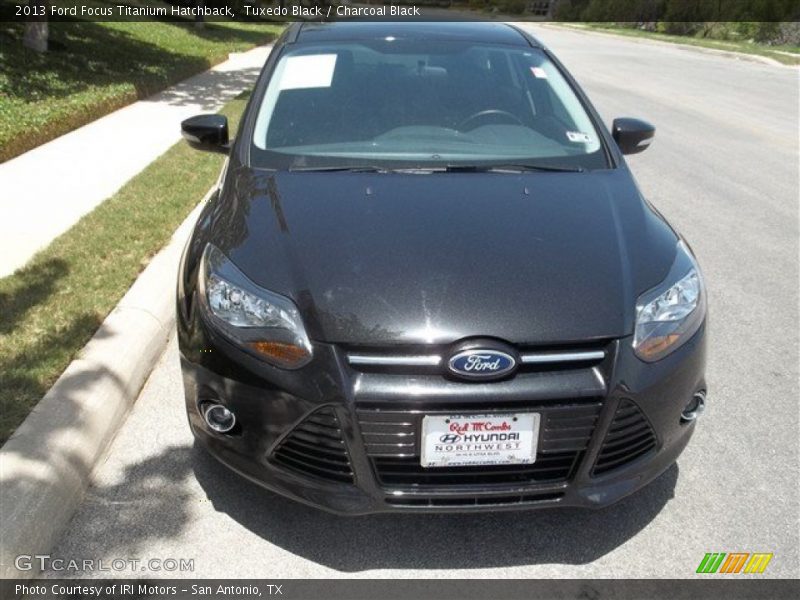 Tuxedo Black / Charcoal Black 2013 Ford Focus Titanium Hatchback