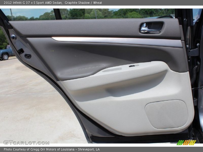 Graphite Shadow / Wheat 2012 Infiniti G 37 x S Sport AWD Sedan
