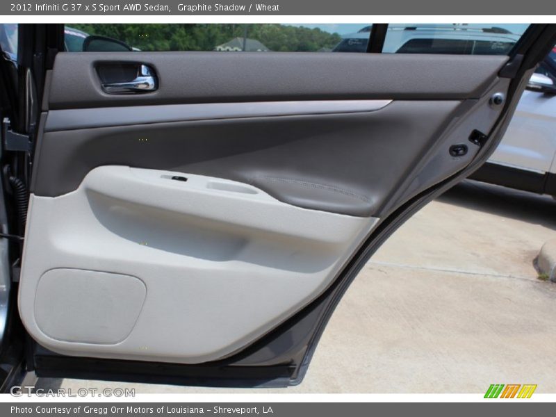 Graphite Shadow / Wheat 2012 Infiniti G 37 x S Sport AWD Sedan
