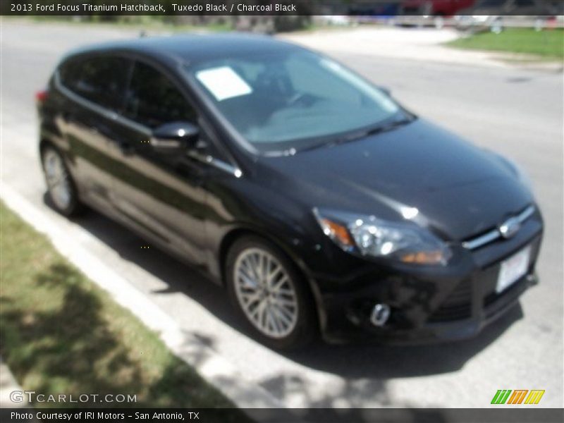 Tuxedo Black / Charcoal Black 2013 Ford Focus Titanium Hatchback