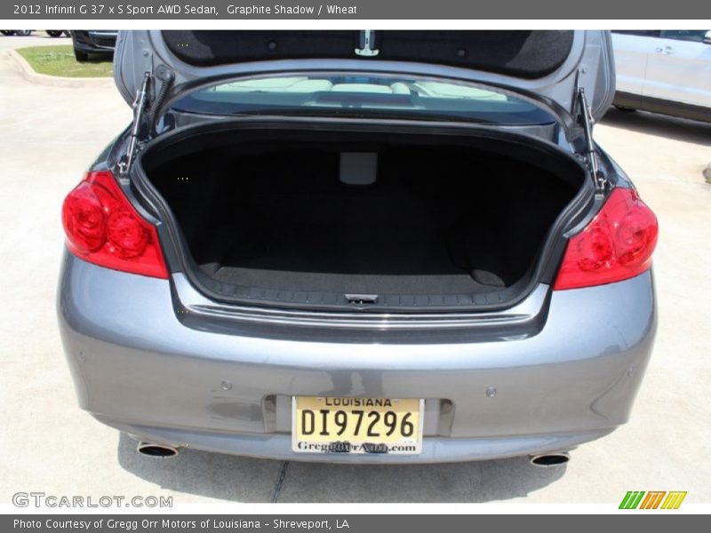 Graphite Shadow / Wheat 2012 Infiniti G 37 x S Sport AWD Sedan