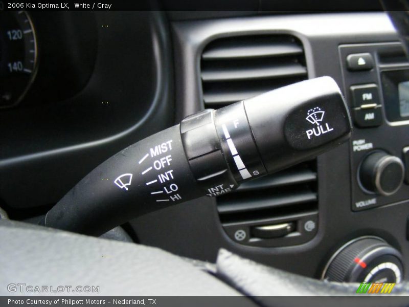 White / Gray 2006 Kia Optima LX