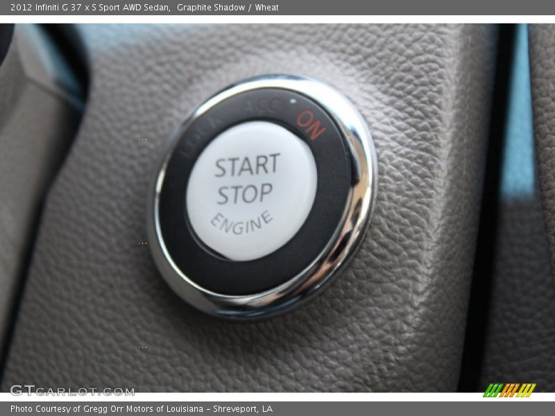 Graphite Shadow / Wheat 2012 Infiniti G 37 x S Sport AWD Sedan