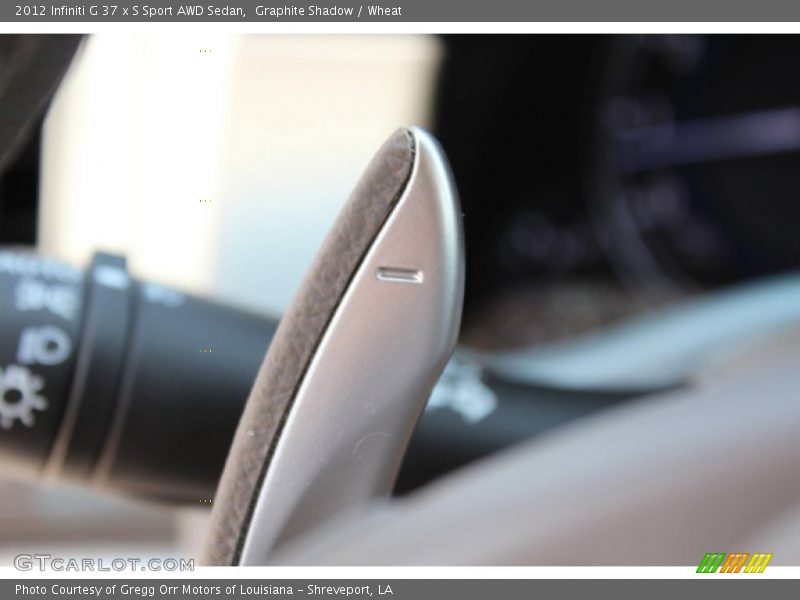 Graphite Shadow / Wheat 2012 Infiniti G 37 x S Sport AWD Sedan
