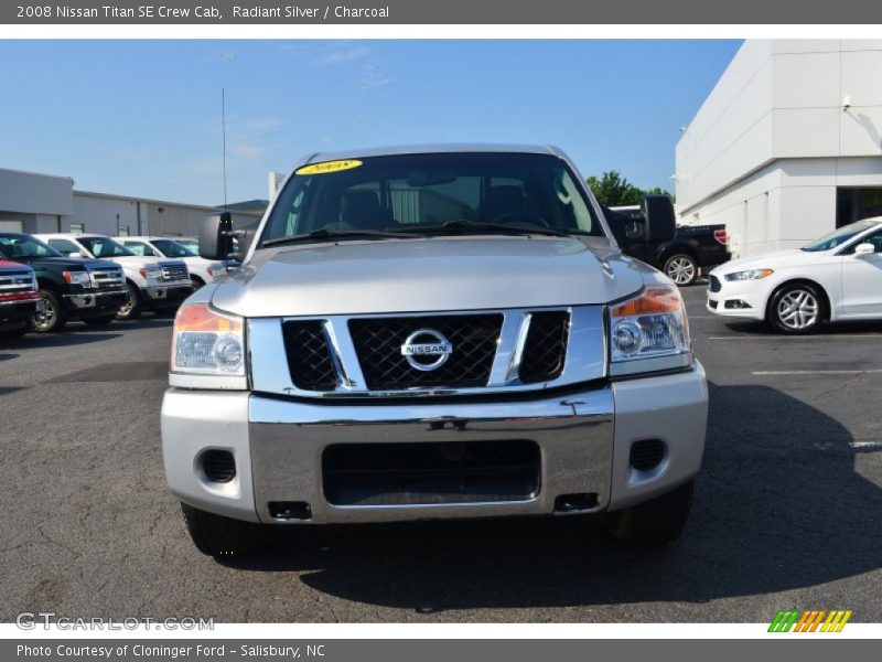 Radiant Silver / Charcoal 2008 Nissan Titan SE Crew Cab