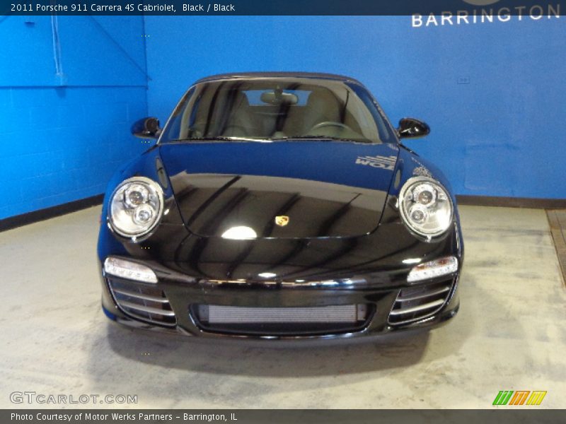Black / Black 2011 Porsche 911 Carrera 4S Cabriolet