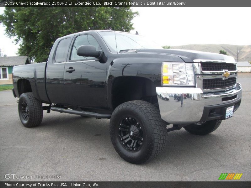 Black Granite Metallic / Light Titanium/Ebony 2009 Chevrolet Silverado 2500HD LT Extended Cab