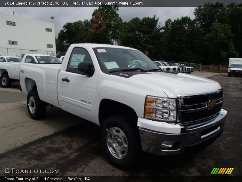 Summit White / Ebony 2014 Chevrolet Silverado 2500HD LT Regular Cab 4x4