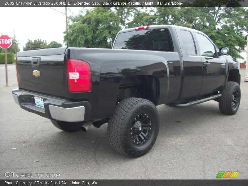 Black Granite Metallic / Light Titanium/Ebony 2009 Chevrolet Silverado 2500HD LT Extended Cab