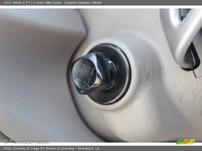 Graphite Shadow / Wheat 2012 Infiniti G 37 x S Sport AWD Sedan