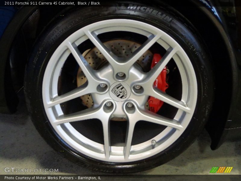 Black / Black 2011 Porsche 911 Carrera 4S Cabriolet