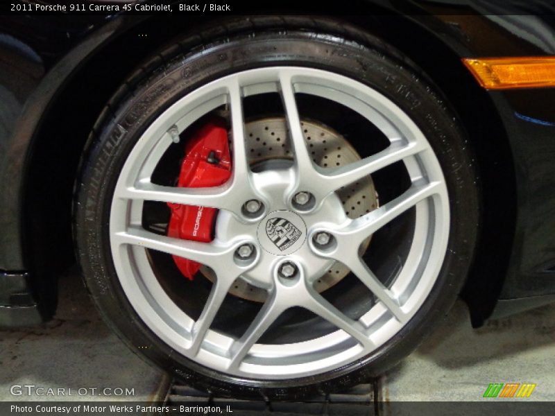Black / Black 2011 Porsche 911 Carrera 4S Cabriolet