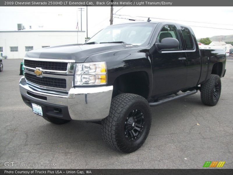 Black Granite Metallic / Light Titanium/Ebony 2009 Chevrolet Silverado 2500HD LT Extended Cab