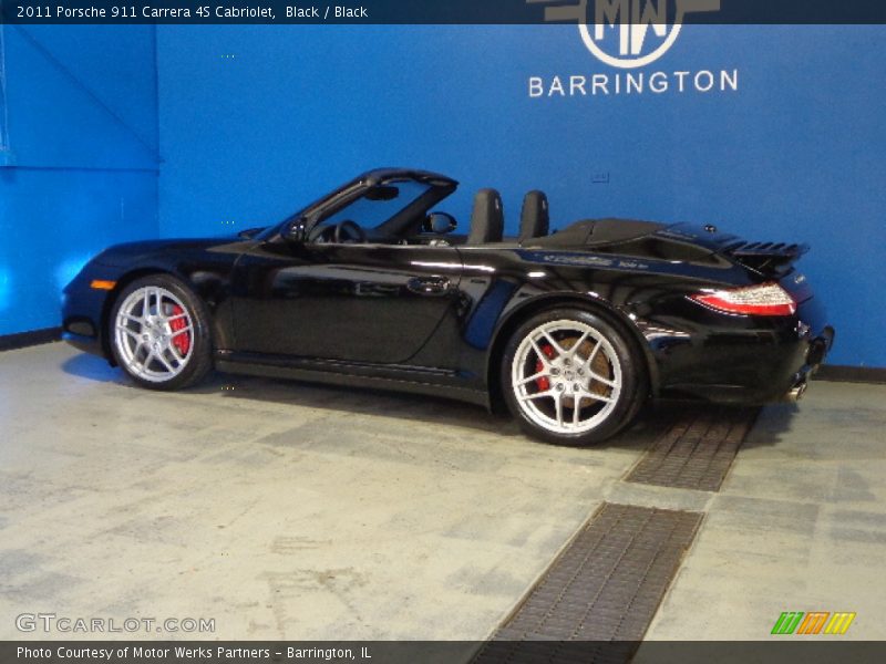 Black / Black 2011 Porsche 911 Carrera 4S Cabriolet