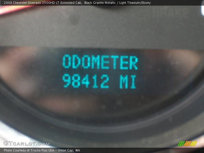 Black Granite Metallic / Light Titanium/Ebony 2009 Chevrolet Silverado 2500HD LT Extended Cab