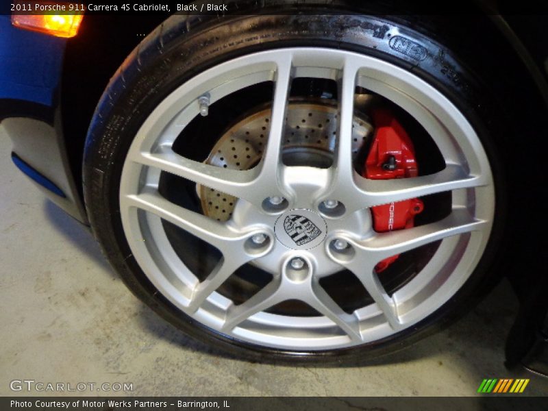 Black / Black 2011 Porsche 911 Carrera 4S Cabriolet