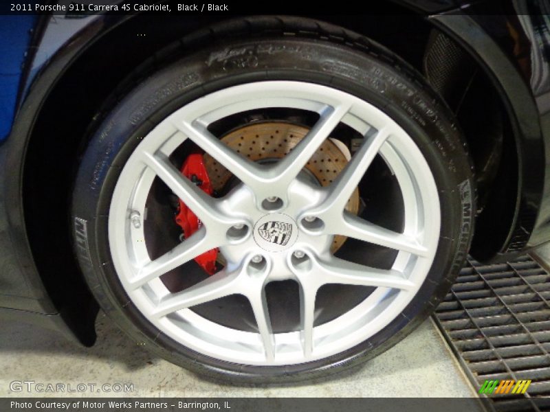Black / Black 2011 Porsche 911 Carrera 4S Cabriolet