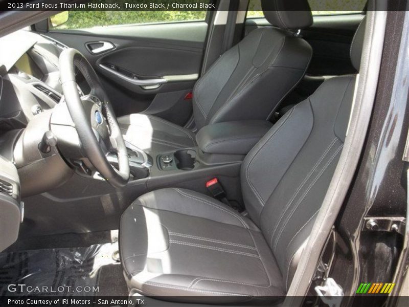 Tuxedo Black / Charcoal Black 2013 Ford Focus Titanium Hatchback