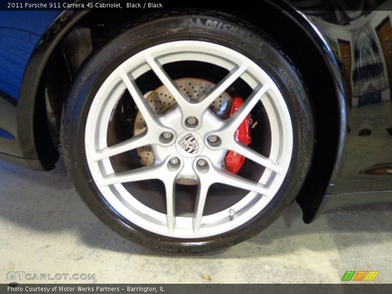 Black / Black 2011 Porsche 911 Carrera 4S Cabriolet