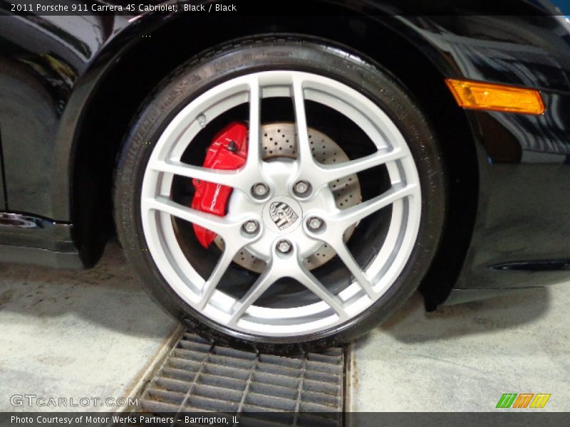Black / Black 2011 Porsche 911 Carrera 4S Cabriolet