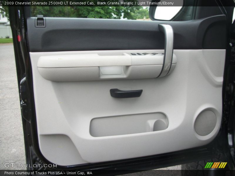 Black Granite Metallic / Light Titanium/Ebony 2009 Chevrolet Silverado 2500HD LT Extended Cab