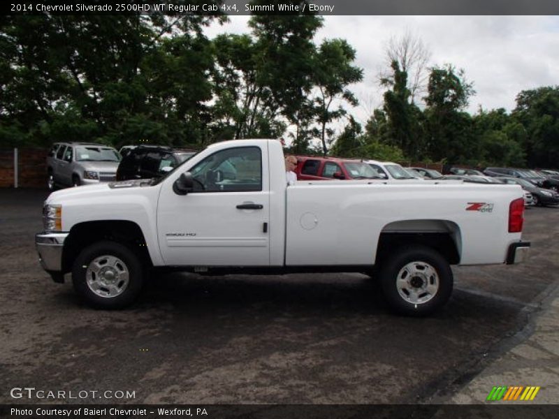 Summit White / Ebony 2014 Chevrolet Silverado 2500HD WT Regular Cab 4x4
