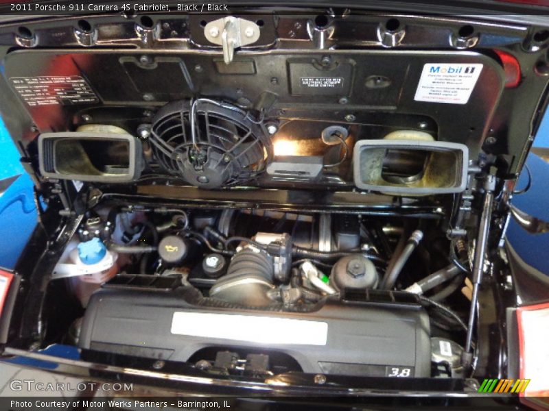 Black / Black 2011 Porsche 911 Carrera 4S Cabriolet