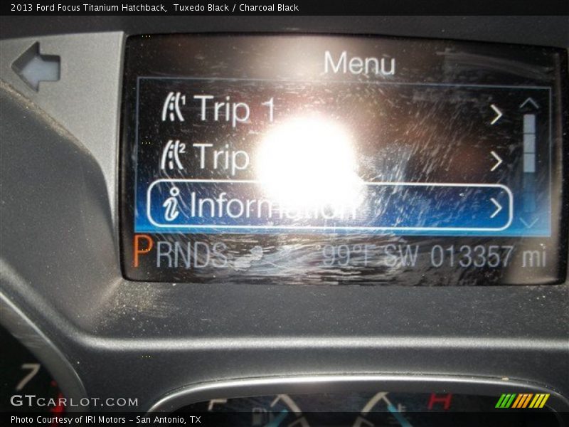 Tuxedo Black / Charcoal Black 2013 Ford Focus Titanium Hatchback