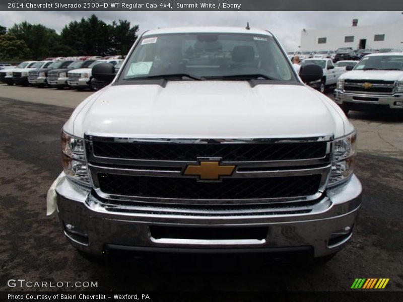 Summit White / Ebony 2014 Chevrolet Silverado 2500HD WT Regular Cab 4x4