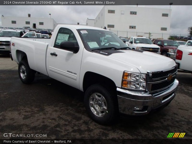 Summit White / Ebony 2014 Chevrolet Silverado 2500HD WT Regular Cab 4x4