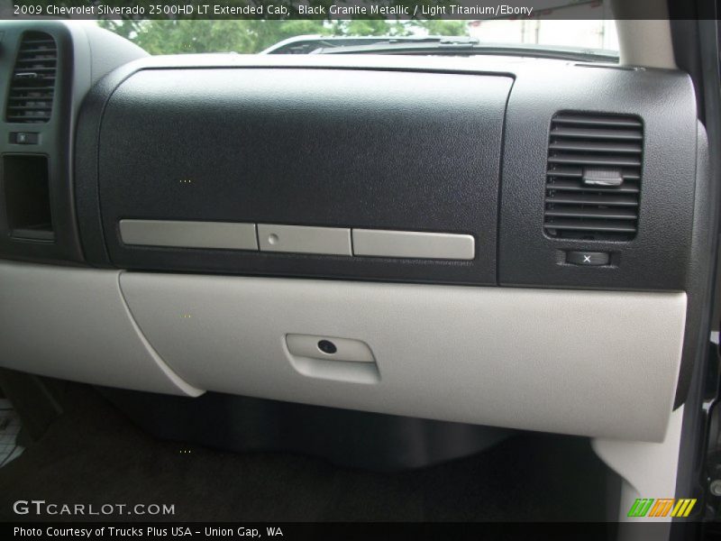 Black Granite Metallic / Light Titanium/Ebony 2009 Chevrolet Silverado 2500HD LT Extended Cab
