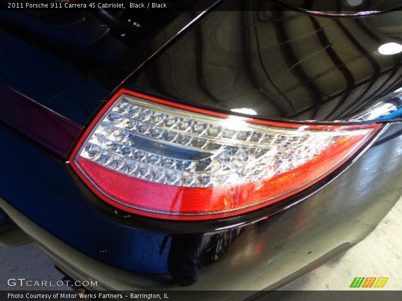 Black / Black 2011 Porsche 911 Carrera 4S Cabriolet